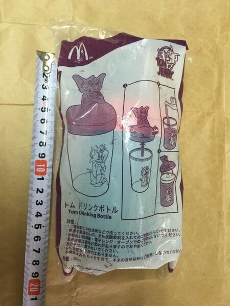  非売品 トム ドリンクボトル 新品 トムとジェリー Tom Drinking Bottle Tom and jerry cup コップ カップ ハッピーセット マクドナルド