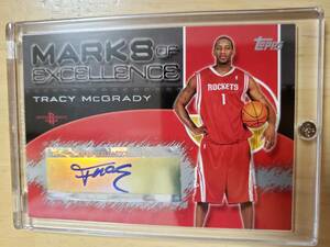 サイン 2004 -05 Topps Marks of Excellence TRACY MCGRADY Auto / トレイシー マグレディ Autograph 