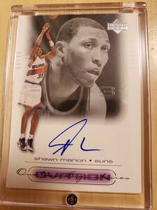  autograph 2000 -01 UD Super Signatures SHAWN MARION Auto / Sean marion Autograph