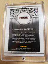 サイン 2013 -14 Panini Crusade CLLIFORD ROBINSON Auto / クリフォード ロビンソン Autograph _画像6