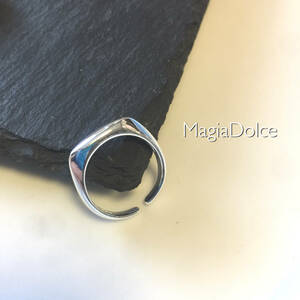  free shipping *MagiaDolce 5641*silver925 stamp equipped silver ring free size open ring silver 925 ring simple earcuff 15 number ~