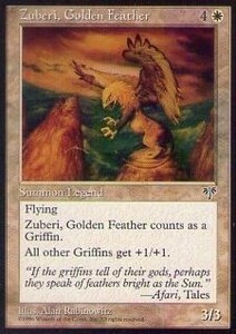 015050-002 MI/MIR 黄金の羽根ズーベリー/Zuberi, Golden Feather 英1枚