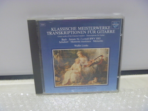 CD KLASSISCHE MEISTERWERKE TRANSKRIPTIONEN FUR GITARRE Johann Sebastian Bach 輸入盤