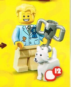 ■LEGO レゴミニフィグ シリーズ16ドッグショー優勝者(+イヌとトロフィ)■