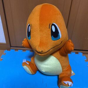 新品 未使用 袋に入れて保存中 飾り期間無し ポケットモンスターサン&ムーン めちゃでか ぬいぐるみ ヒトカゲ ポケモン BIGぬいぐるみ