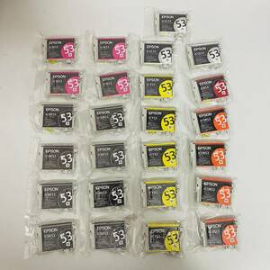 【未使用品】EPSON エプソン 純正インクカートリッジ 25個セット ICBK53 ICM53 ICY53 ICGL53 ICR53 ICOR53 期限不明