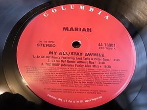 12 '' Mariah / My All / STEEME НЕКОТОРЫЕ