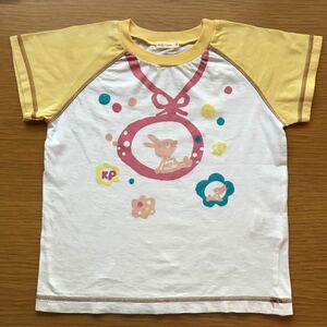 KP 130 ミミちゃんプリントラグラン袖Tシャツ