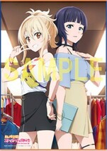 BD ラブライブ!虹ヶ咲学園スクールアイドル同好会 全巻連動購入 アニメイト特典 B2ビッグタオル DiverDiva(朝香果林&宮下愛) 未開封新品_画像1