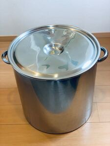 45センチ ステンレス 寸胴鍋 蓋付き