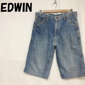 [ популярный ]EDWIN/ Edwin Denim шорты хлопок 100% свет Denim размер 34/S2022