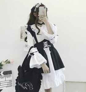 ゴスロリ ロリータ カチューシャセット ワンピース