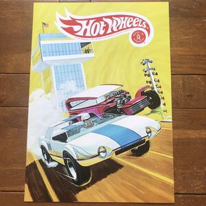 ★ポスター1970 Hot Wheels ホットウィールズ &#34;Drag Strip&#34; ★マテル/Mattel/レッドライン/Red Line