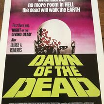 ポスター★映画『ゾンビ』（Dawn of the Dead）（Zombie） 1978年 緑ロゴ★ジョージ・A・ロメロ/ドーン・オブ・ザ・デッド/ホラー_画像4