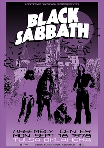 ポスター★ブラック・サバス（Black Sabbath）1978 US「ネバー・セイ・ダイ！」ツアー★オジー・オズボーン