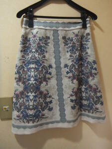 美品 スーナウーナ SunaUna 小さいサイズ 34 スカート ボトム メ10681