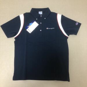 送料無料◆新品◆チャンピオン/CHAMPION GOLF ボタンダウン 半袖ポロシャツ◆(M)◆C3-MS302◆ (370) ネイビー