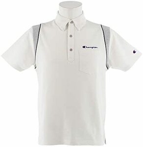 送料無料◆新品◆チャンピオン/CHAMPION GOLF ボタンダウン 半袖ポロシャツ◆(M)◆C3-MS302◆ (010) ホワイト