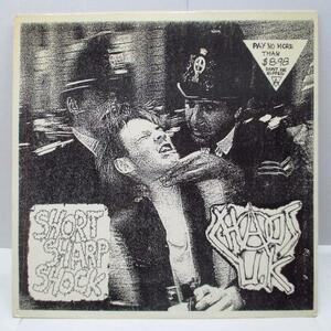 CHAOS U.K.-Short Sharp Shock (US Reissue LP/白黒CVR)