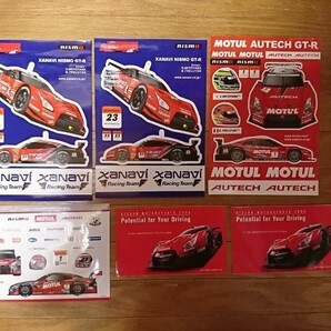 【6枚】/motul autech xanavi ニスモ GT-R ステッカー NISMO super GT 松田次男 本山哲