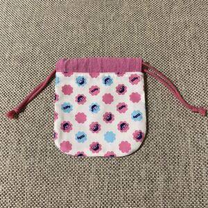 ミルキーペコちゃん ハンドメイド 巾着 ミルキー包み紙柄