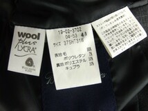 美品*BROOKS BROTHERS ブルックスブラザーズ*黒系*格子柄*ウール素材*メンズ*3釦*テーラードシングルジャケット*M～L相当*秋冬_画像3