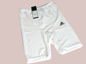  новый товар с биркой *adidas techfit Adidas * белый * Logo принт * мужской * внутренний брюки *klaima свет * спорт *L* весна лето осень-зима 