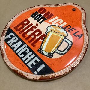 セラミック製鍋敷き ビール
