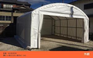 【予約:2022年初月頃入荷予定】SHELLDOMEバーチカルタイプ6x6●テント倉庫物置パイプ車庫プレハブ等に!汎用格納庫