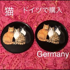 ドイツで購入 猫コースター 猫グッズ 猫雑貨 輸入雑貨 猫用品 猫小物 猫置物 ねこ ネコ テーブル用品 アクセサリー