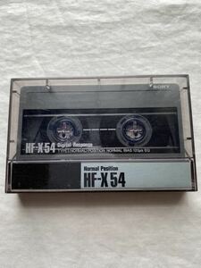 ★昭和レトロ★使用済カセットテープ　TDK HF-X54　TYPEⅠノーマルポジション　USED