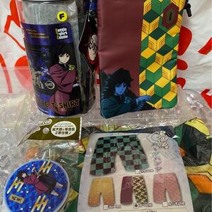 鬼滅の刃 富岡義勇 ボトルtシャツ 縦型ショルダーバッグ 鬼退治 ハーフパンツ ダブルミラー 4点セット