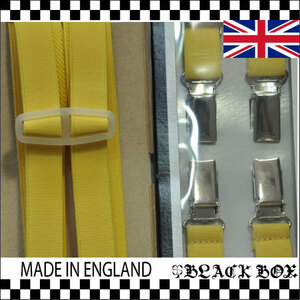 英国製 BRACES ブレイセス ブレイシス SUSPENDER サスペンダー H型 H形 幅18mm MADE IN ENGLAND イギリス UK GB イングランド SKINS PUNK 7