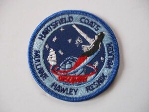 【送料無料】90s スペースシャトル計画『STS-41-D』ディスカバリー刺繍ワッペン/徽章パッチUSAアップリケ宇宙飛行士ロケットJAXA宇宙船 U1