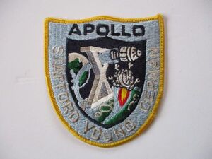 【送料無料】80s アポロ計画『アポロ10号』APOLLO STAFFORD刺繍ワッペン/NASAパッチUSAアップリケ宇宙飛行士ロケットJAXAF計画 宇宙船 U1