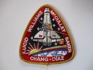 【送料無料】80s スペースシャトルNASA『STS-34』アトランティス刺繍ワッペン/パッチNASAガリレオ探査機 宇宙飛行士ロケット U2