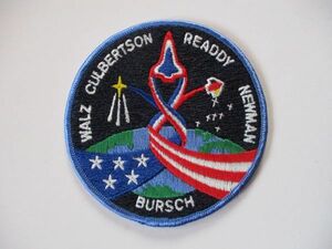 【送料無料】90s NASAスペースシャトル計画『STS-51』ディスカバリー刺繍ワッペン/徽章パッチUSアップリケ宇宙飛行士ロケット宇宙船 U2