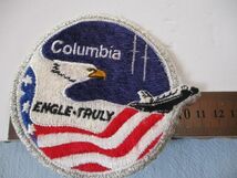【送料無料・中古】80s スペースシャトル『STS-2』コロンビア号COLUMBIA刺繍ワッペン/パッチUSAアップリケ宇宙飛行士ロケットJAXA宇宙船 U2_画像9