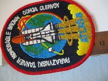 【送料無料】90s NASAスペースシャトル計画『STS-66』アトランティス 刺繍ワッペン/パッチUSAアップリケ宇宙飛行士ロケット宇宙船 U2_画像9