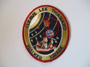 【送料無料】80s NASAスペースシャトル計画『STS-30』アトランティス 刺繍ワッペン/パッチ アップリケ宇宙飛行士ロケット宇宙船 U2