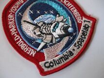 【送料無料】80s スペースシャトル『Columbia Spacelab1』スペースラブ刺繍ワッペン/パッチ アップリケ宇宙飛行士ロケットNASAビンテージU1_画像2