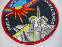 【送料無料】90s NASAスペースシャトル計画『STS-56』ディスカバリー刺繍ワッペン/パッチUSAアップリケ宇宙飛行士JAXA飛行記念バッジ U2_画像2