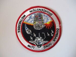 【送料無料】90s NASAスペースシャトル計画『STS-32』コロンビア刺繍ワッペン/パッチUSAアップリケ宇宙飛行士JAXA飛行記念バッジ U2