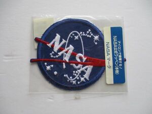 【送料無料】90s NASA アメリカ航空宇宙局 ロゴ 刺繍ワッペン/パッチUSAアップリケ宇宙飛行士ロケットJAXAビンテージSPACEデッド U3