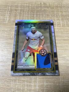 2020 21 topps museum collection soccer Dennis Borkowski ボルコフスキー 50限定！ RC rookie ルーキー パッチ　メモラカード