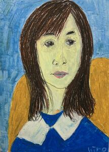 Art hand Auction Artist Hiro C: Why not just drink tea whenever you like, Artwork, Painting, Pastel drawing, Crayon drawing