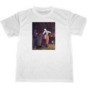 ジャン・フランソワ・ミレー　ドライ　Tシャツ　名画　絵画　アート　ミレー　グッズ　パンを焼く農婦