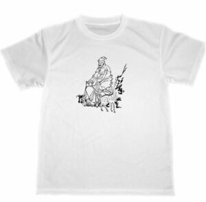 Art hand Auction Masami Kitao T-shirt sec chef-d 'œuvre peinture produits d'art Jurojin sept dieux chanceux produits de bonne chance, Taille L, col rond, Une illustration, personnage