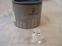 送料込み スワロフスキー SWAROVSKI クリスタル オブジェ フィギュア 12728 mini スタンディングダック アヒル 2006年 廃盤 欠け_画像1