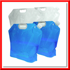 [ new goods prompt decision ] water bag folding water sack tanker . water water supply for emergency strategic reserve for water supply bag urgent for disaster prevention for disaster outdoor (10L:2 color set )